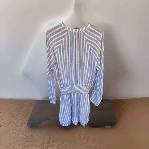 Rails Light Blue Jasmine Dress Rhône Stripe Dress NWT - Picture 7 of 14